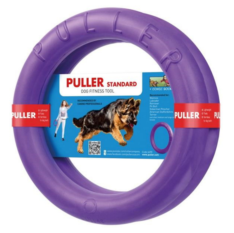 Hračka pěn. Guma Kruh Puller Standard průměr 28/4cm, 2 ks