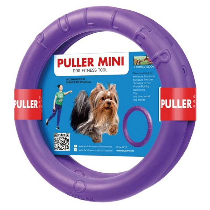 Hračka pěn. Guma Kruh Puller Mini průměr 18/2cm, 2 ks