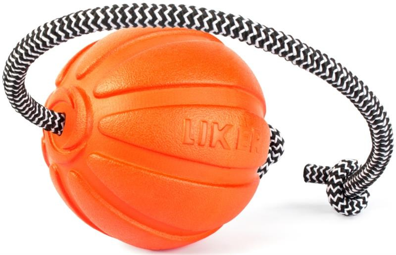 LIKER Cord Míč s provazem pro psy 1 ks, Velikost: L