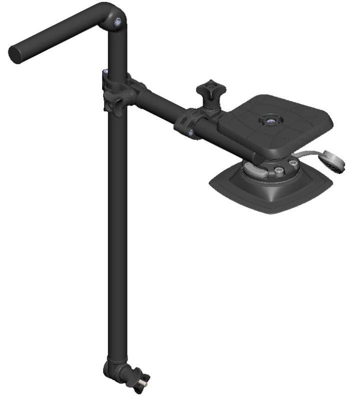 Fasten držák sondy sonaru 600 mm set s plochou pro obrazovku a rychloupínacím držákem