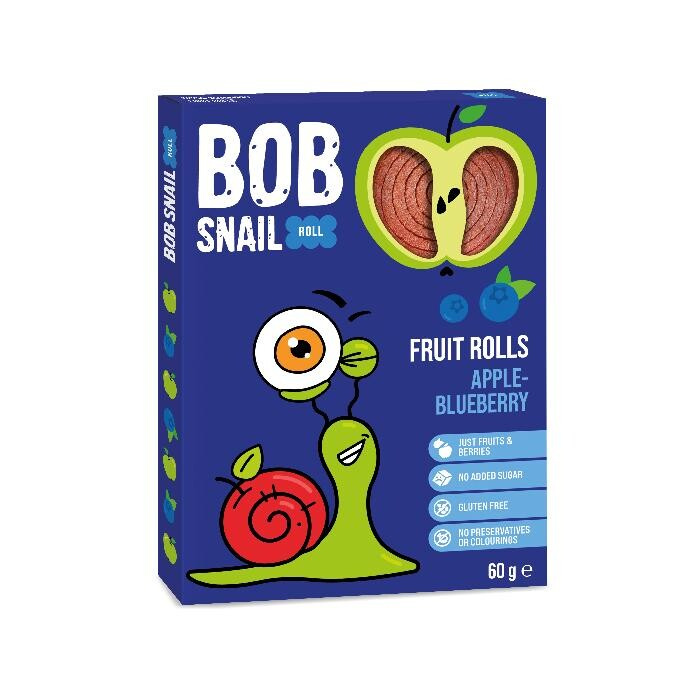 ŠNEK BOB jablečno-borůvkové rolky 60 g