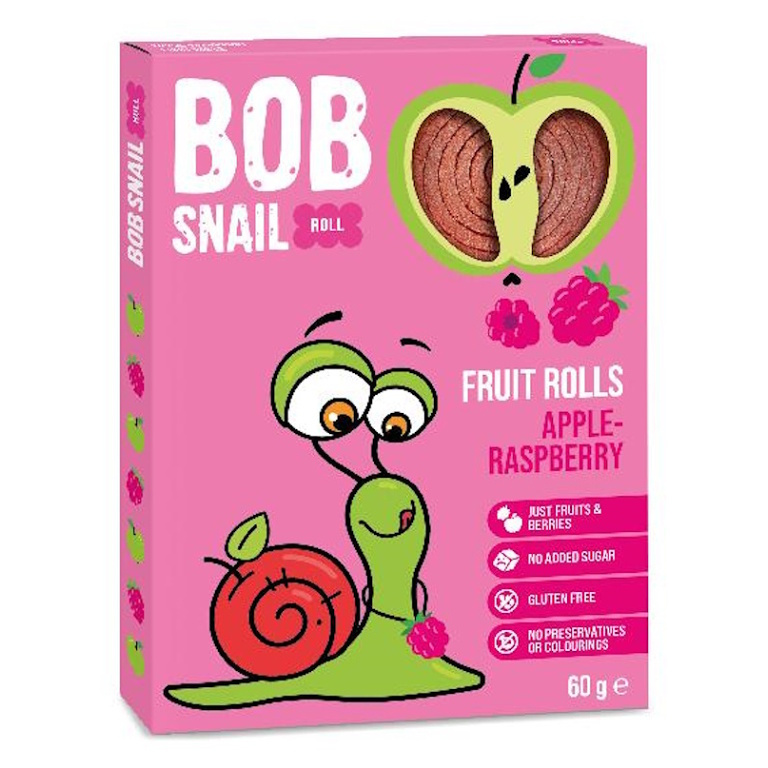 ŠNEK BOB jablečno-malinové rolky 60 g