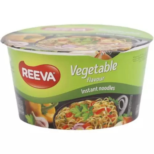 REEVA instantní nudle v misce se zeleninovou příchutí 75g