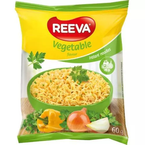 REEVA instantní nudle se zeleninovou příchutí 60g (MY RAU)