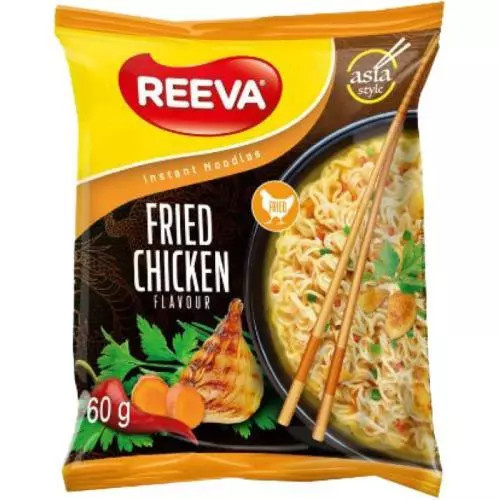 REEVA instantní nudle s příchutí smaženého kuřete 60g