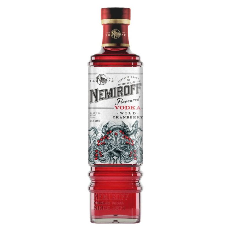 Nemiroff Vodka Wild Cranberry 40% 1l