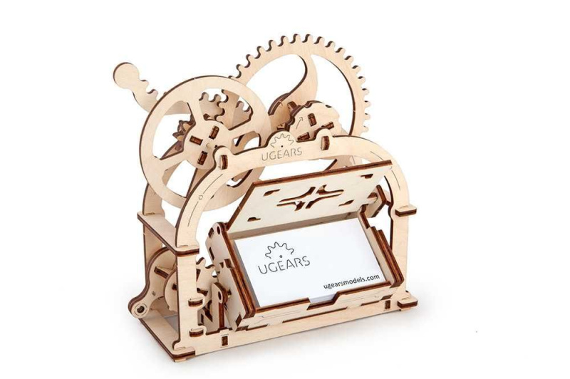 Ugears 3D puzzle - Mechanická krabička 61 dílků