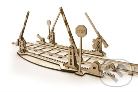 Koľaje s priecestím - hra z kategorie 3D puzzle