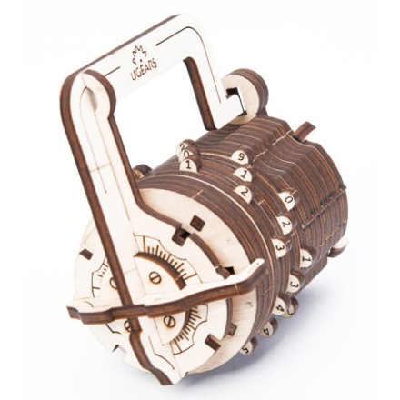 Ugears 3D puzzle - Číselný zámek 34 dílků