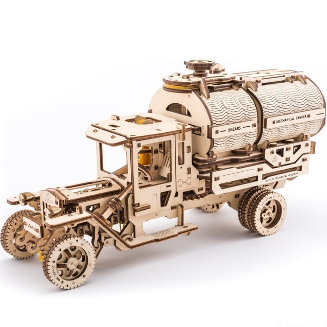 Ugears 3D puzzle - Truck UGM11 tanker 594 dílků
