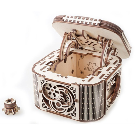 Ugears 3D mechanické puzzle Šperkovnice 190 ks