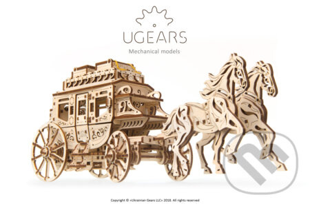 Poštový dostavník – „Stagecoach“ - hra z kategorie 3D puzzle