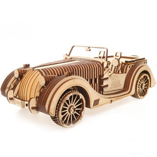 Ugears 3D puzzle - Roadster VM 01 - 437 dílků