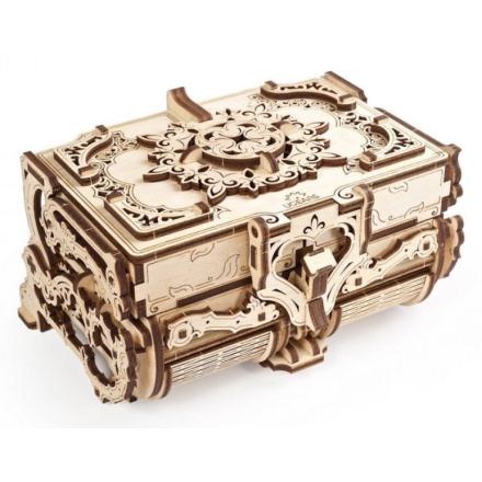 Ugears 3D mechanické puzzle Antique Box 185 ks