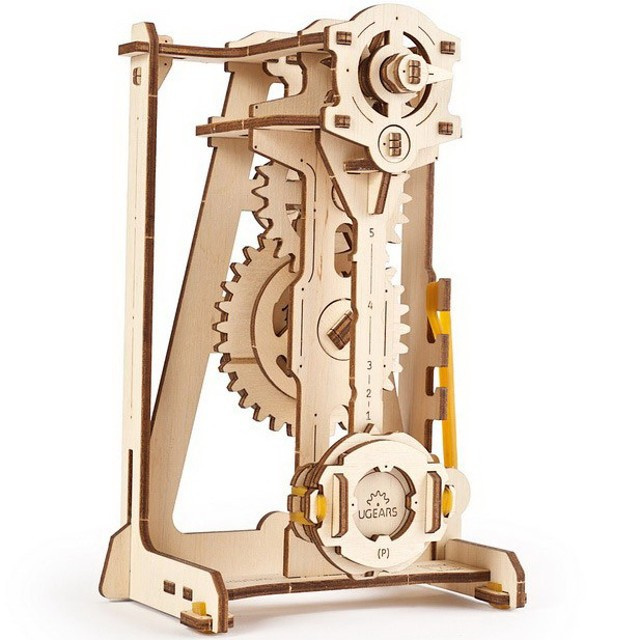 Ugears 3D puzzle - Kyvadlo metronom 92 dílků