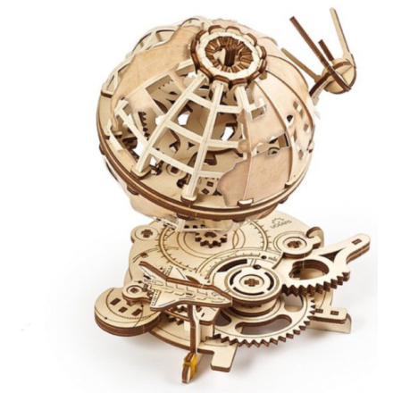 Ugears 3D dřevěné mechanické puzzle Globus