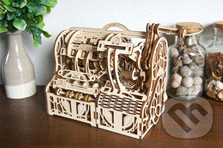 Ugears 3D dřevěné mechanické puzzle Pokladna