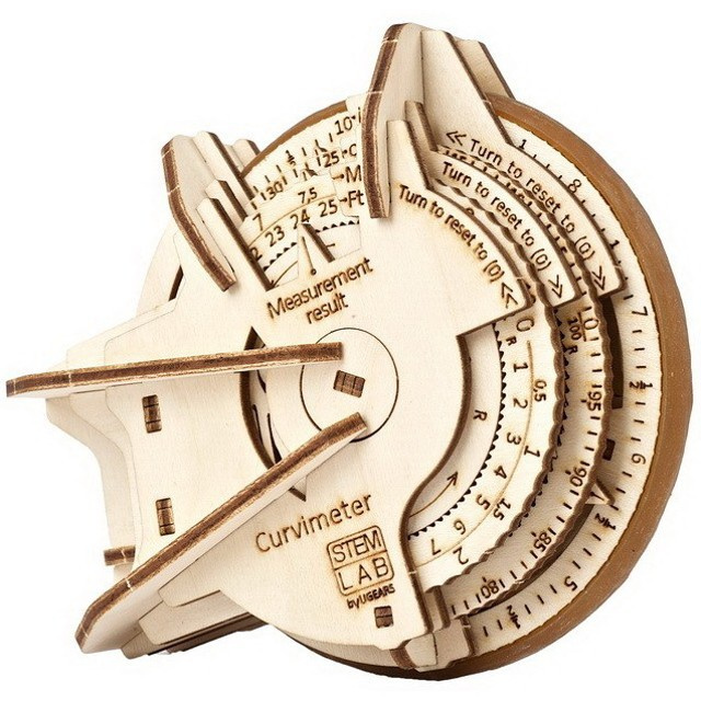 Ugears 3D puzzle - Stem Lab Curvimeter 109 dílků