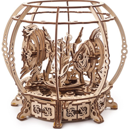 Ugears 3D dřevěné mechanické puzzle Mechanické akvárium