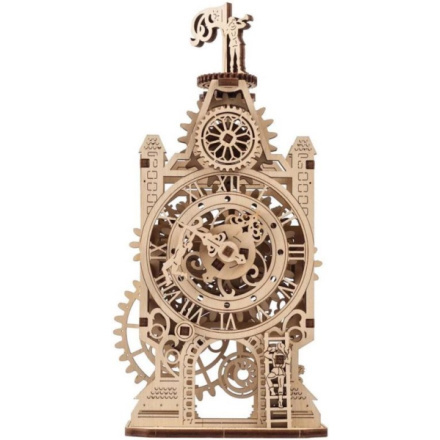 Ugears 3D mechanické puzzle Hodinová věž 44 ks