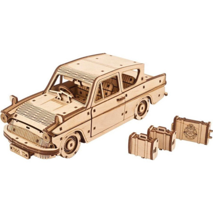 Ugears 3D dřevěné mechanické puzzle Harry Potter Létající Ford Anglia