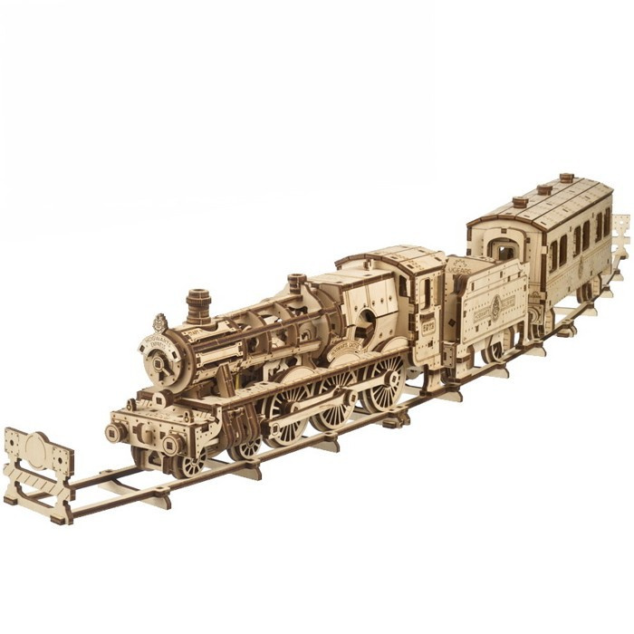Ugears 3D dřevěné mechanické puzzle Harry Potter Bradavický expres