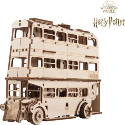 Ugears 3D dřevěné mechanické puzzle Harry Potter Rytířský autobus