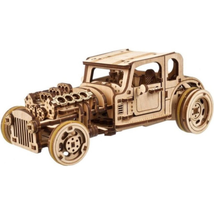 Ugears 3D mechanické puzzle The Hot Rod Furious 207 ks