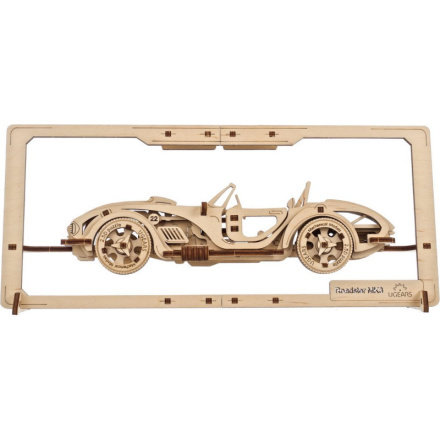 Ugears 2,5D dřevěné mechanické puzzle Roadster MK3