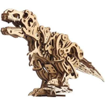 Ugears 3D dřevěné mechanické puzzle Tyrannosaurus Rex