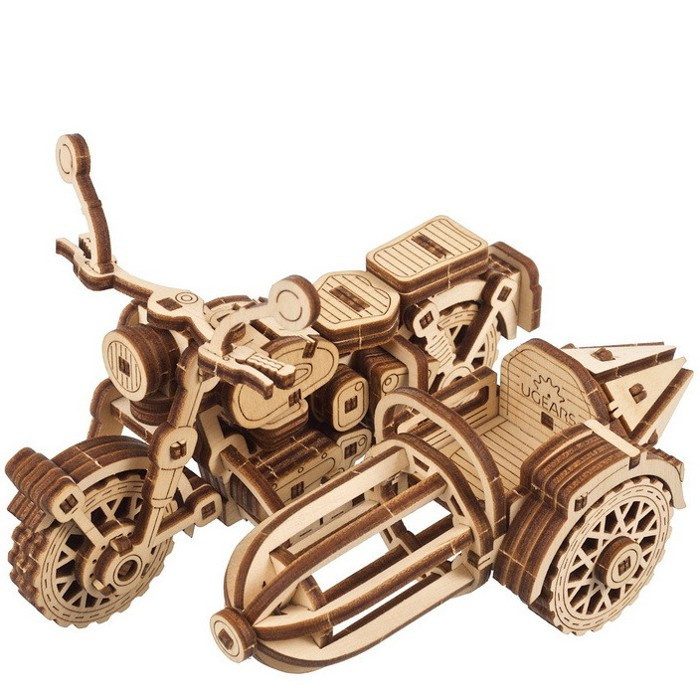 UGEARS 3D puzzle Harry Potter: Hagridova létající motorka 130 ks