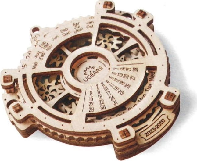 Ugears 3D mechanické puzzle Kalendář 24 ks