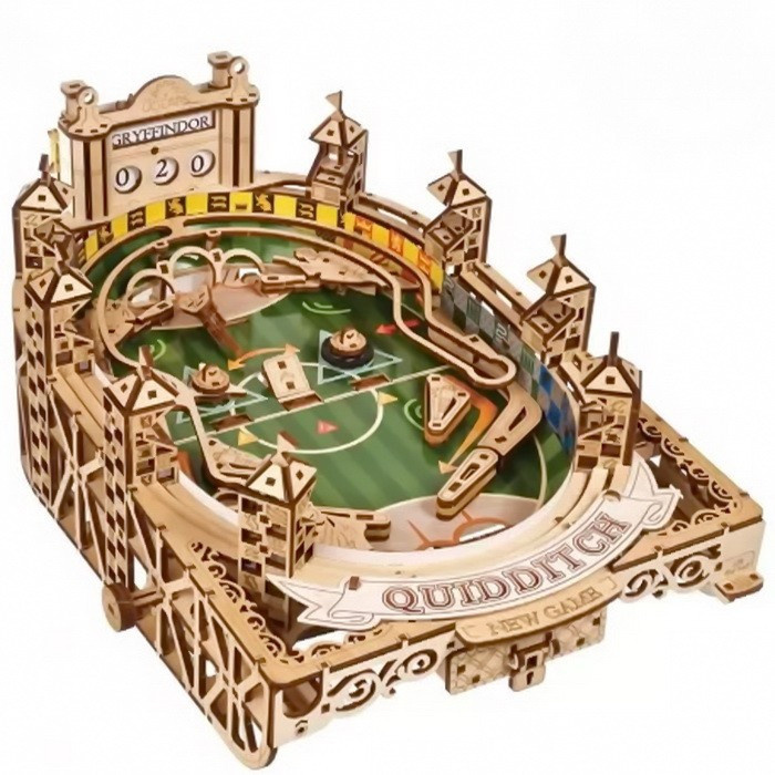 Ugears Dřevěná 3D mechanická stavebnice Harry Potter - Quidditch Pinball