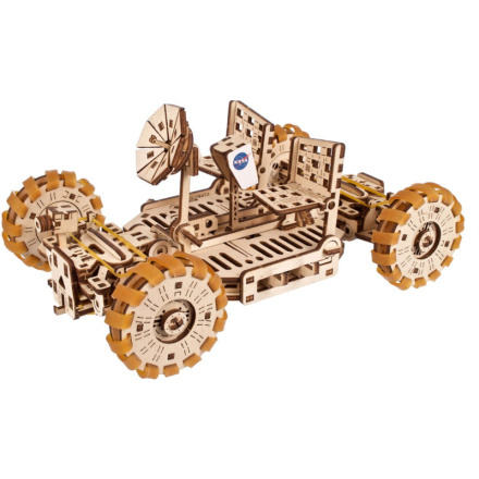 Ugears 3D dřevěné mechanické puzzle NASA, Lunární vozítko