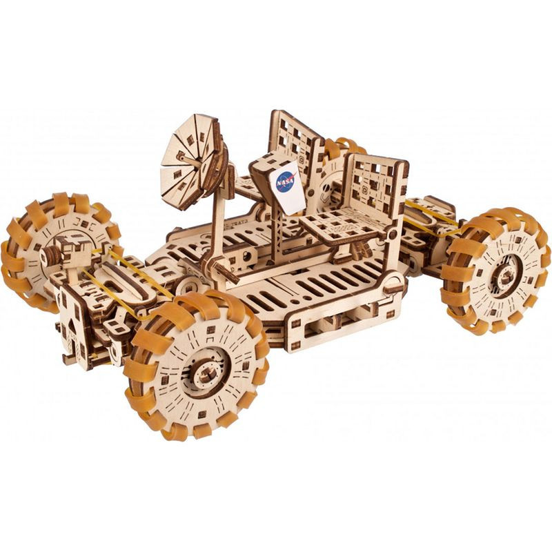 Ugears 3D dřevěné mechanické puzzle NASA, Lunární vozítko