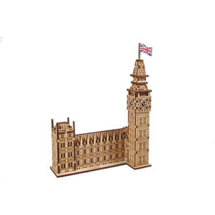Ugears 3D dřevěné mechanické puzzle Big Ben