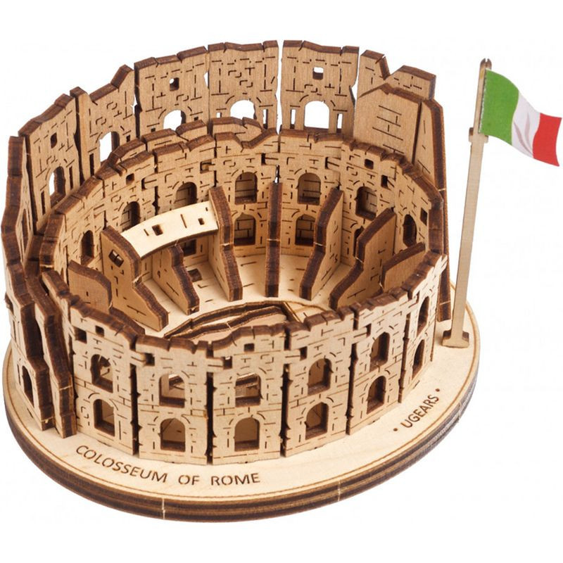 Ugears 3D dřevěné mechanické puzzle Římské Koloseum
