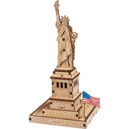 Ugears 3D dřevěné mechanické puzzle Socha Svobody