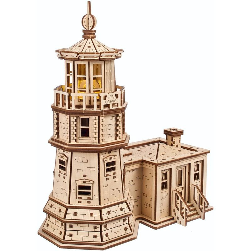 UGEARS 3D puzzle Svítící Maják Split Rock 295 ks