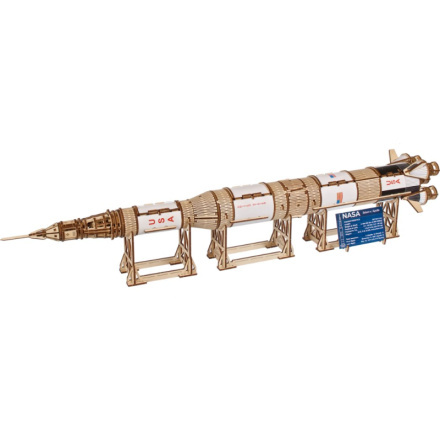 Ugears 3D dřevěné mechanické puzzle NASA, Saturn V