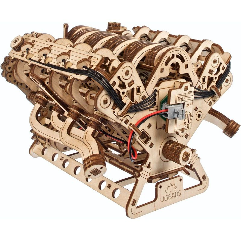 UGEARS 3D puzzle Motor V8, 776 ks