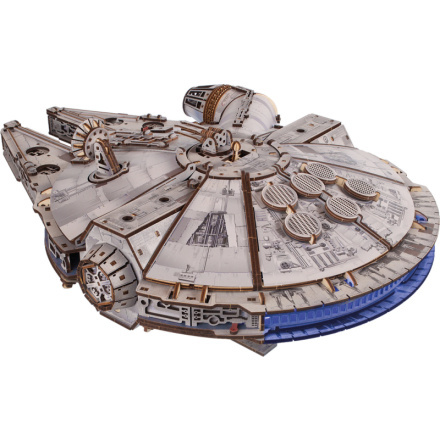 Ugears 3D dřevěná mechanická skládačka Millennium Falcon