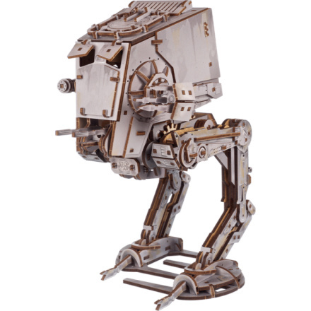 Ugears 3D dřevěná mechanická skládačka AT-ST kráčedlo