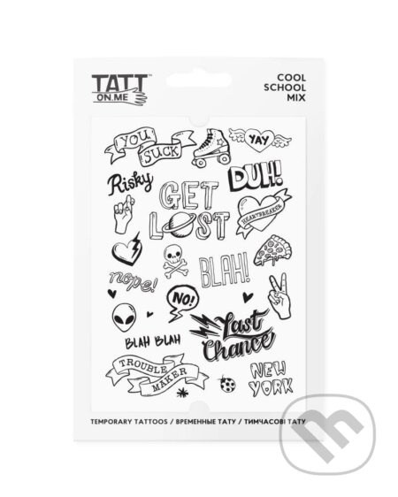 TATTonMe Temporary Tattoos School tetování pro děti voděodolné 1 ks
