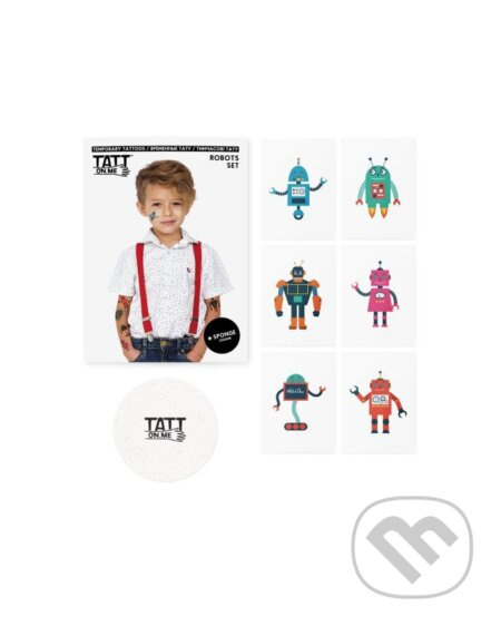 TATTonMe Tetovačky pre deti Roboti sada