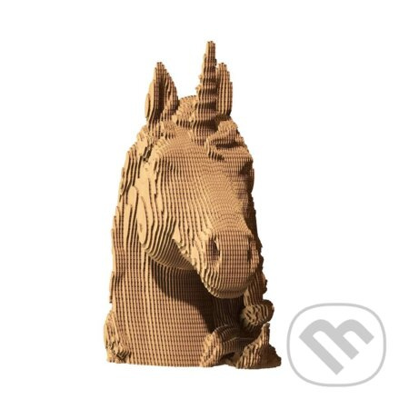 Cartonic Kartónové 3D puzzle Jednorožec - puzzle z kategorie 3D puzzle