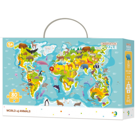 DoDo s hledáním obrázků Mapa světa 80 dílků