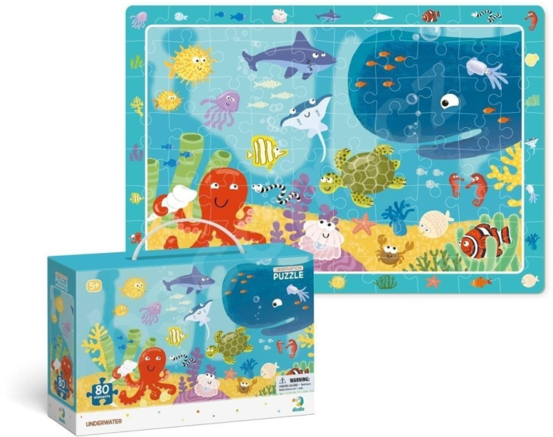 Puzzle s hledáním obrázků Oceán 80 dílků