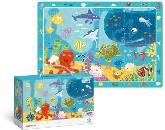 Puzzle s hledáním obrázků Oceán 80 dílků