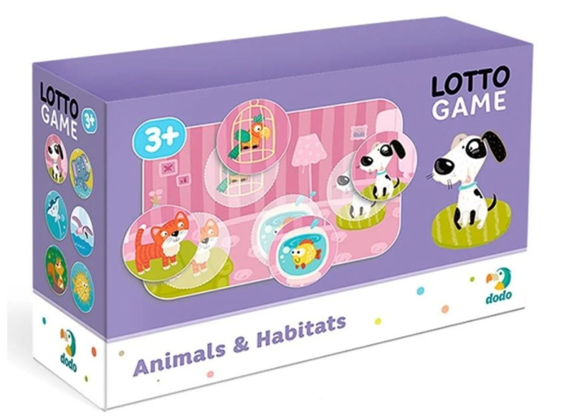 Zvířata a prostředí (Dodo Lotto) - hra z kategorie Vzdělávací hry